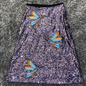 H&M Sequin Skirt Size 10
